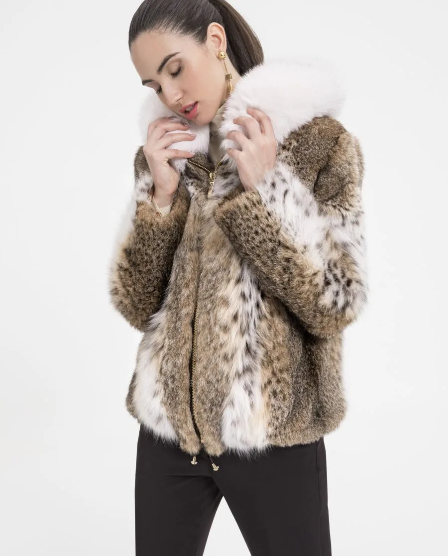 Chaqueta de LinxCat (gato lince) con capucha marca De la Roca