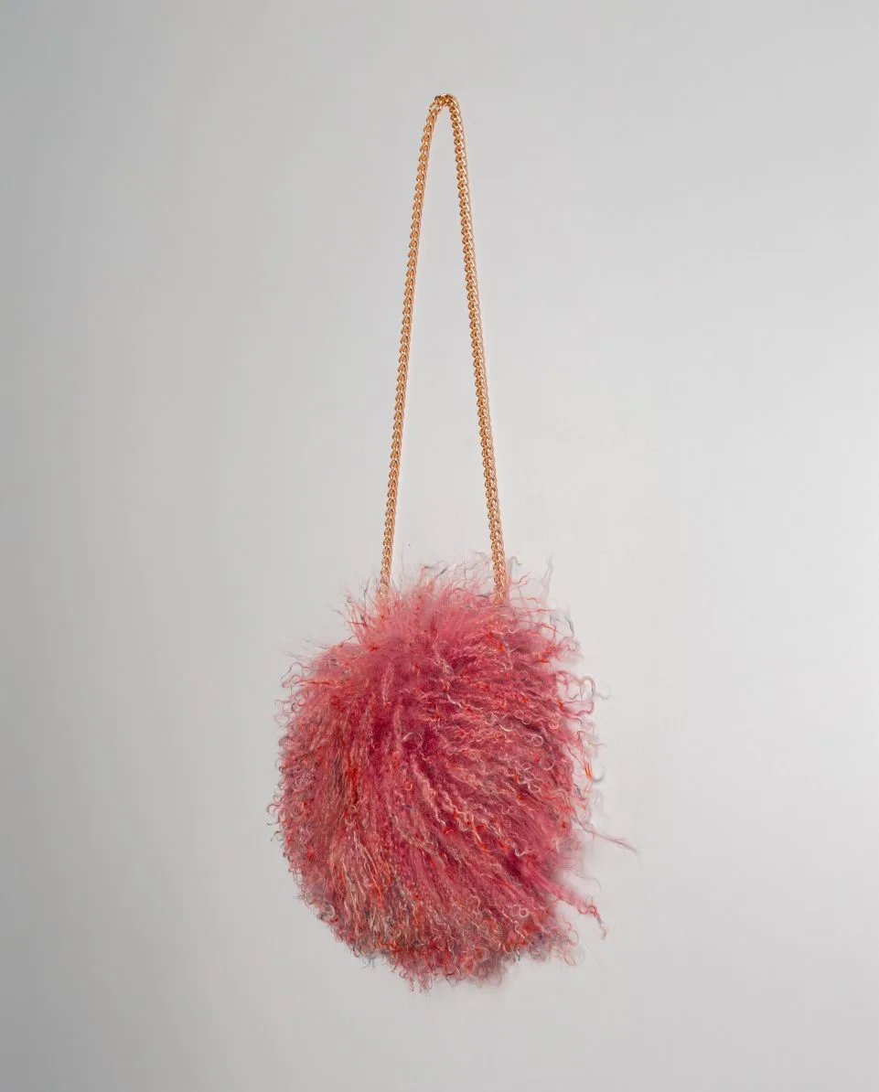 Bolso de multiposición de pelo de cordero del tibet - Imagen 3