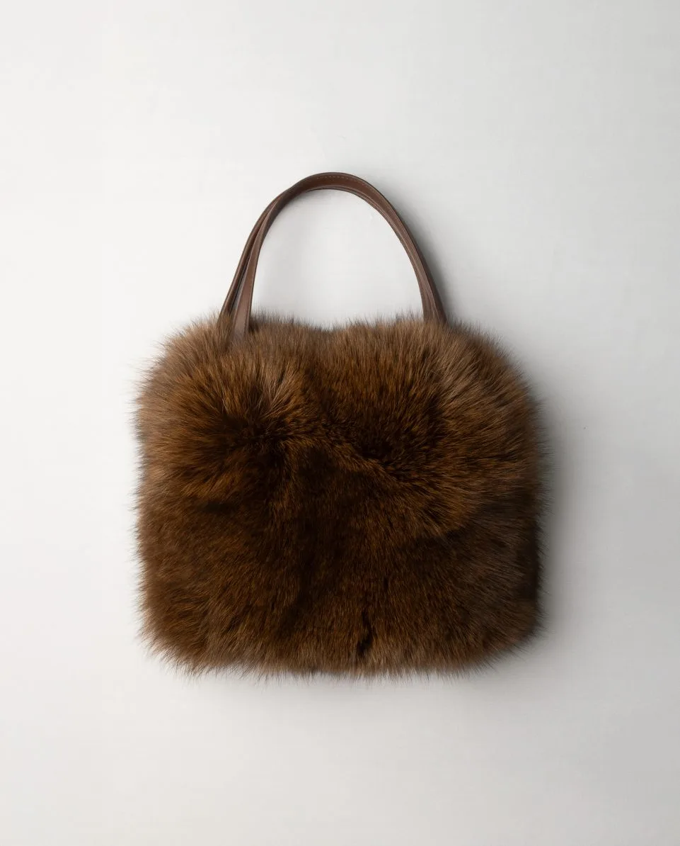 Bolso de multiposición de pelo de zorro - Imagen 3